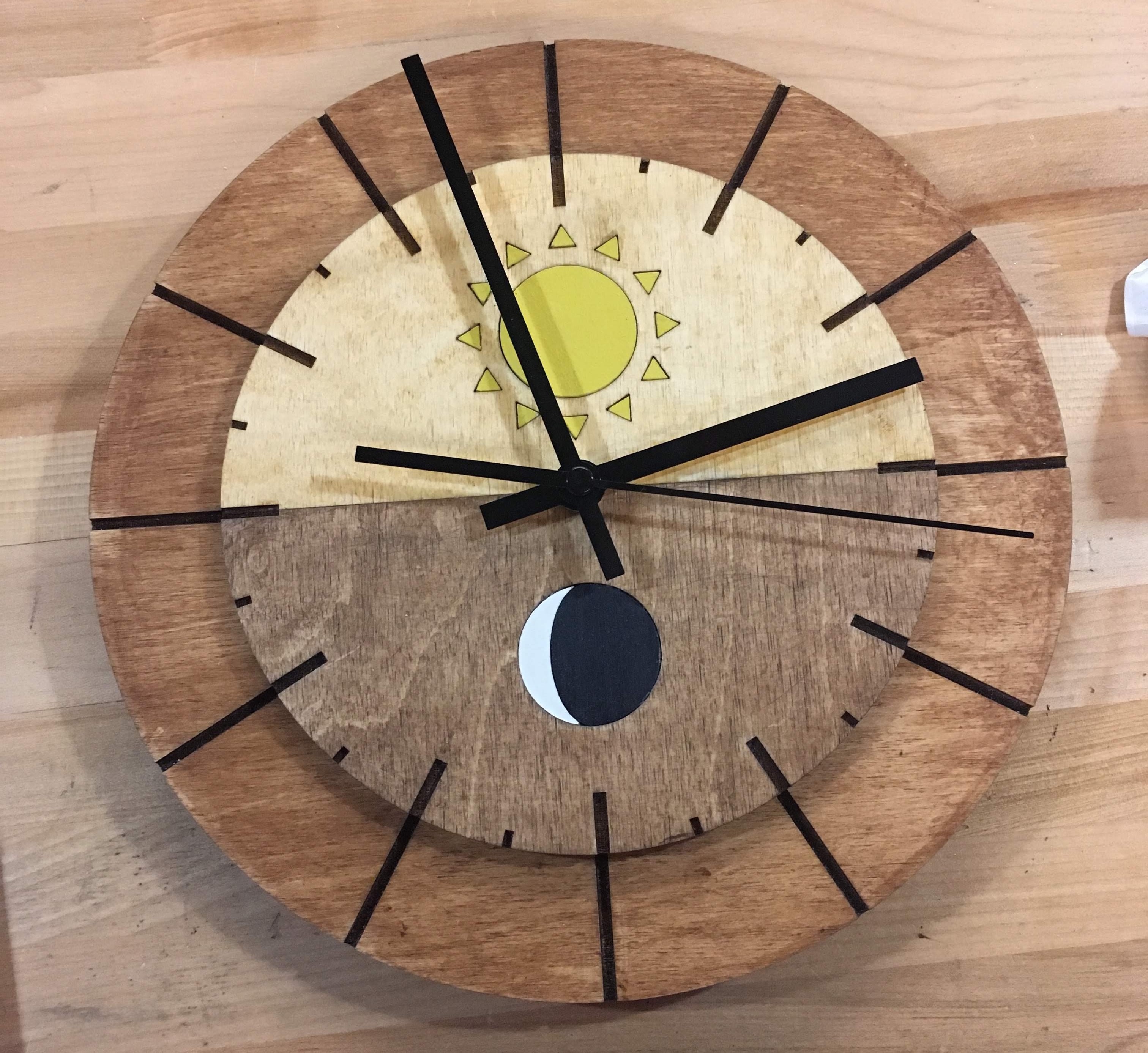 a finished clock